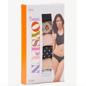 Joyspun Women's XXL (22) Seamless Bikini Panties, 6-Pack Multicolor